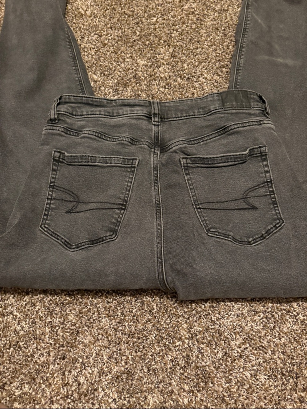 Women’s American Eagle Black/Grey Jeans - Picture 8 of 10